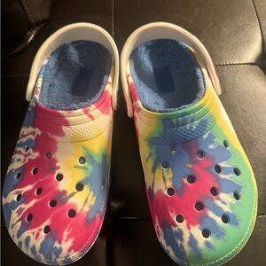 CROCS Multicolor Tie-Dye Clogs